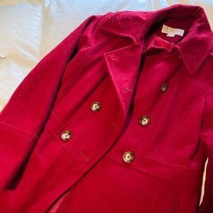 Michael Kors - Medium Red Peacoat